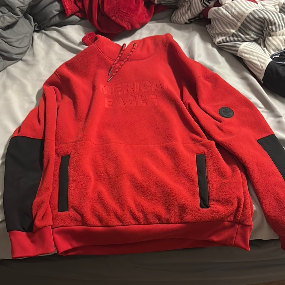 American Eagle Outfitters Red Sweatshirt